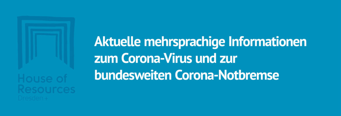 Aktuelle mehrsprachige Informationen zum Corona-Virus